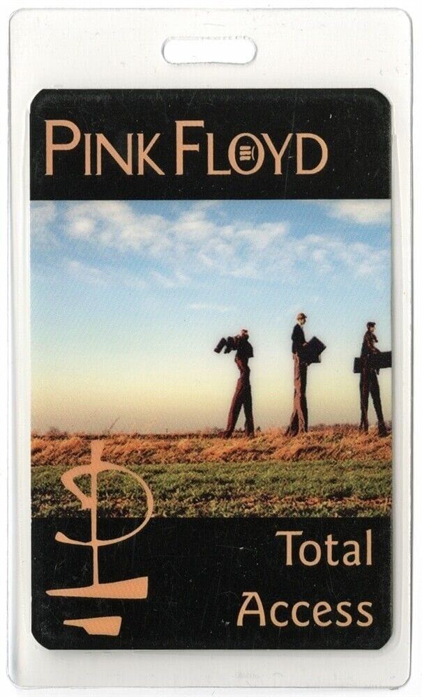 Pink Floyd 1994 Division Bell concert tour All Access Laminated ...