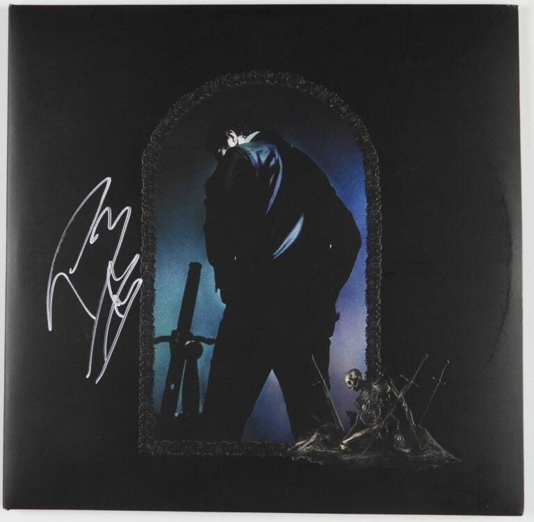 POST MALONE JSA SIGNED AUTOGRAPH ALBUM RECORD VINYL HOLLYWOOD’S BLEEDING
 COLLECTIBLE MEMORABILIA