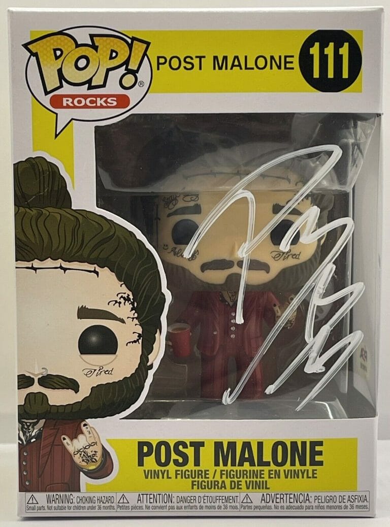 POST MALONE SIGNED ROCKSTAR AUTOGRAPH ALBUM VINYL LP BECKETT BAS