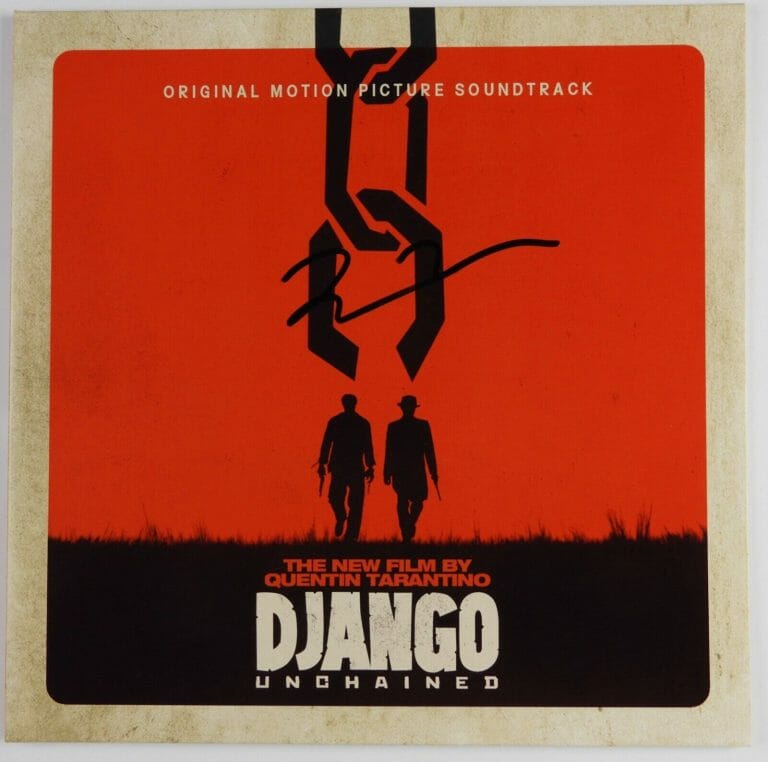 QUENTIN TARANTINO SIGNED JSA AUTOGRAPH ALBUM RECORD DJANGO UNCHAINED SOUNDTRACK
 COLLECTIBLE MEMORABILIA
