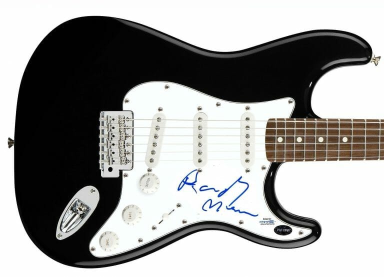 RANDY NEWMAN AUTOGRAPHED SIGNED GUITAR ACOA
 COLLECTIBLE MEMORABILIA