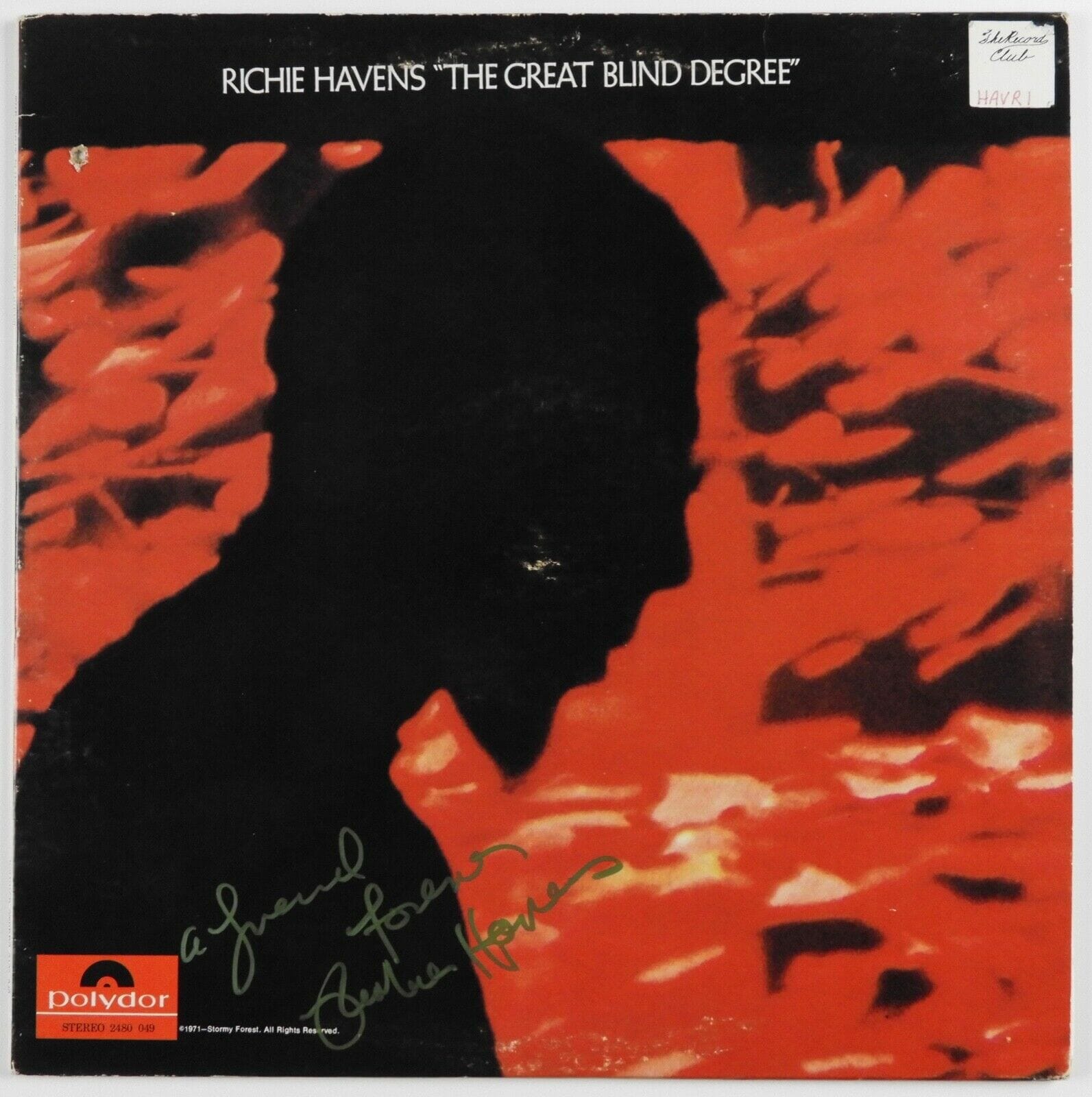 Richie Havens JSA Signed Autograph Album Vinyl Record The Great Blind Degree
Opens in a new window or tab