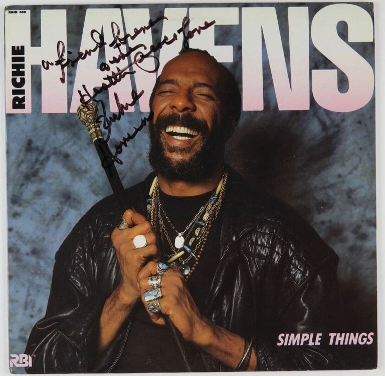 RICHIE HAVENS SIGNED AUTOGRAPH JSA RECORD ALBUM VINYL
 COLLECTIBLE MEMORABILIA