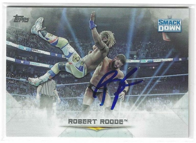 ROBERT ROODE SIGNED 2020 TOPPS WWE UNDISPUTED CARD #44
 COLLECTIBLE MEMORABILIA