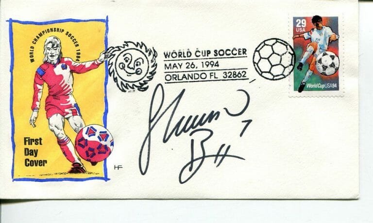 SHANNON BOXX US OLYMPIC GOLD MEDAL SOCCER WORLD CUP CHAMP SIGNED AUTOGRAPH FDC
 COLLECTIBLE MEMORABILIA