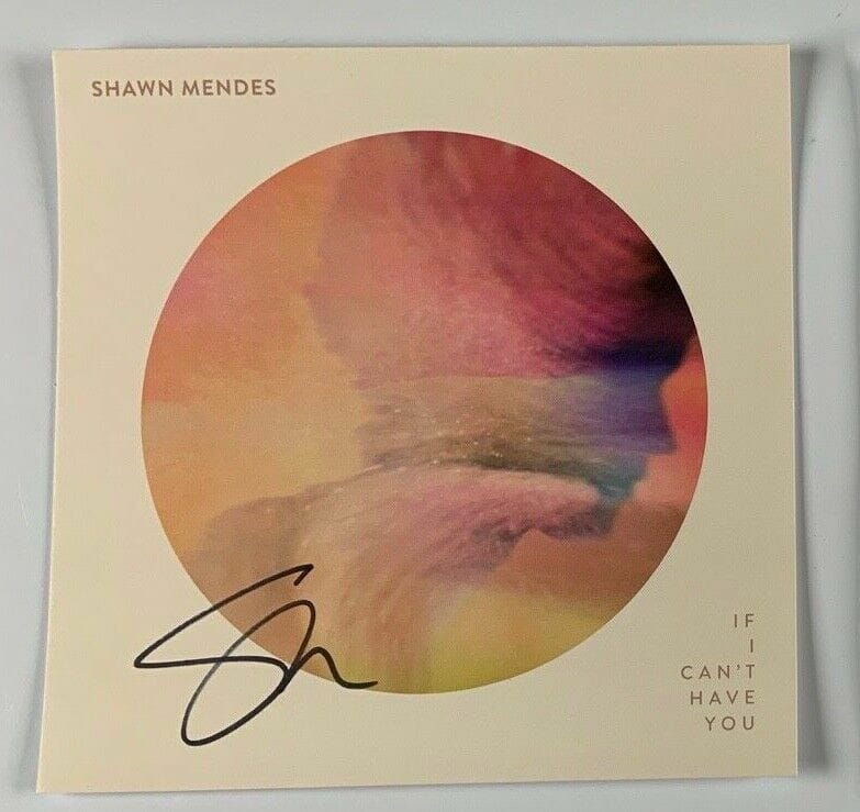 Shawn Mendes JSA Autograph Signed Single Record Vinyl If I Can't Have You
Opens in a new window or tab
