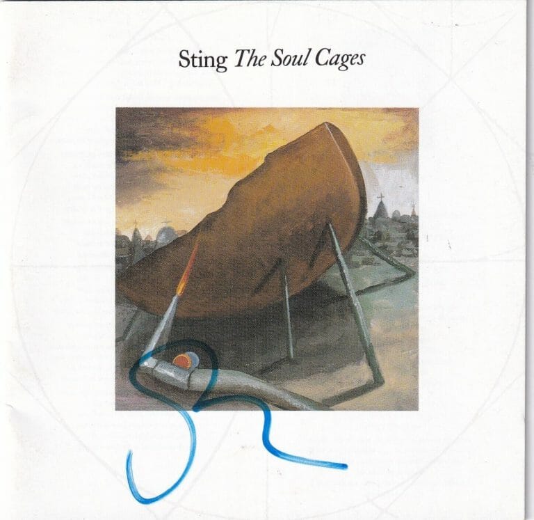 STING SIGNED (THE SOUL CAGES) CD COVER AUTOGRAPHED BECKETT BAS AC93438
 COLLECTIBLE MEMORABILIA