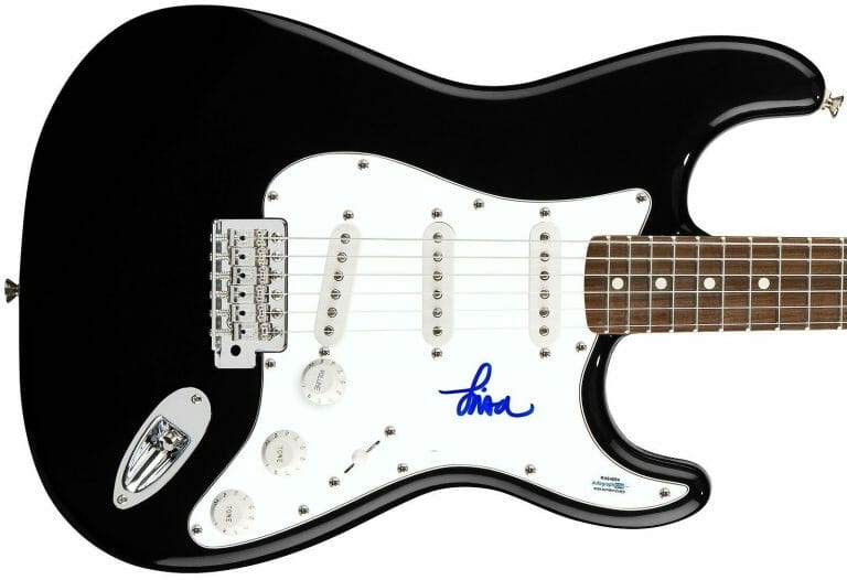 TERROR JR. LISA VITALE AUTOGRAPHED SIGNED GUITAR ACOA
 COLLECTIBLE MEMORABILIA