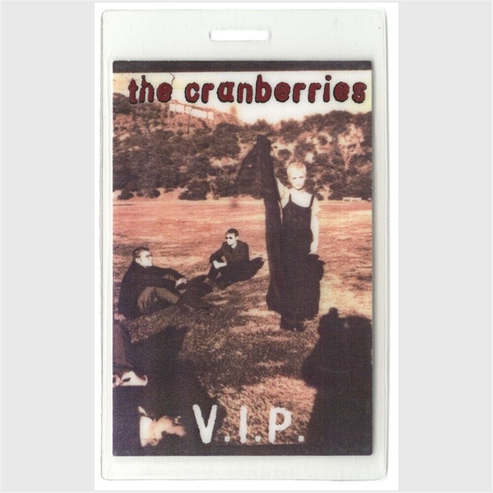The Cranberries 1995 No Need to Argue concert tour VIP Laminated Backstage Pass Opens in a new