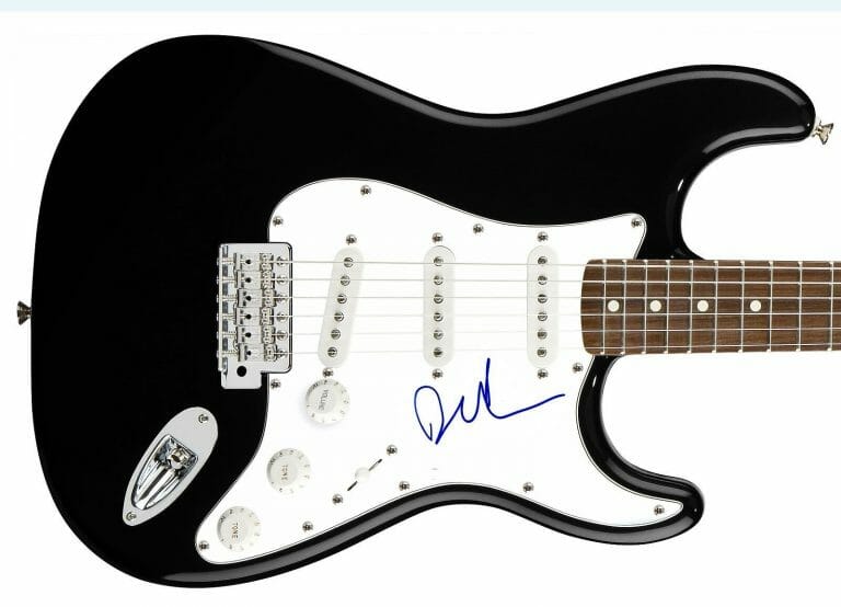 THE FLAMING LIPS DEREK BROWN AUTOGRAPHED SIGNED GUITAR
 COLLECTIBLE MEMORABILIA