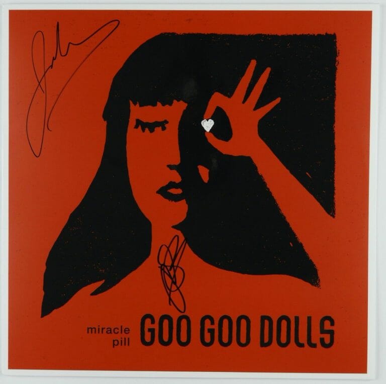 THE GOO GOO DOLLS JSA SIGNED AUTOGRAPH ALBUM LP RECORD JOHNNY RZEZNIK ROBBY
 COLLECTIBLE MEMORABILIA
