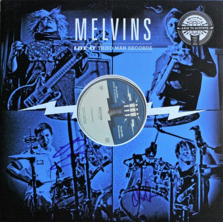THE MELVINS LIVE AT THIRD MAN RECORDS (JACK WHITE) SIGNED BY BUZZO & DALE ACOA
 COLLECTIBLE MEMORABILIA