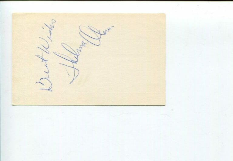 THELMA OLIVER THE PAWNBROKER BLACK LIKE ME BROADWAY ACTRESS SIGNED AUTOGRAPH
 COLLECTIBLE MEMORABILIA