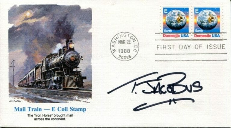 TIM JACOBUS R. L. STINE’S GOOSEBUMPS ARTIST ILLUSTRATOR SIGNED AUTOGRAPH FDC
 COLLECTIBLE MEMORABILIA