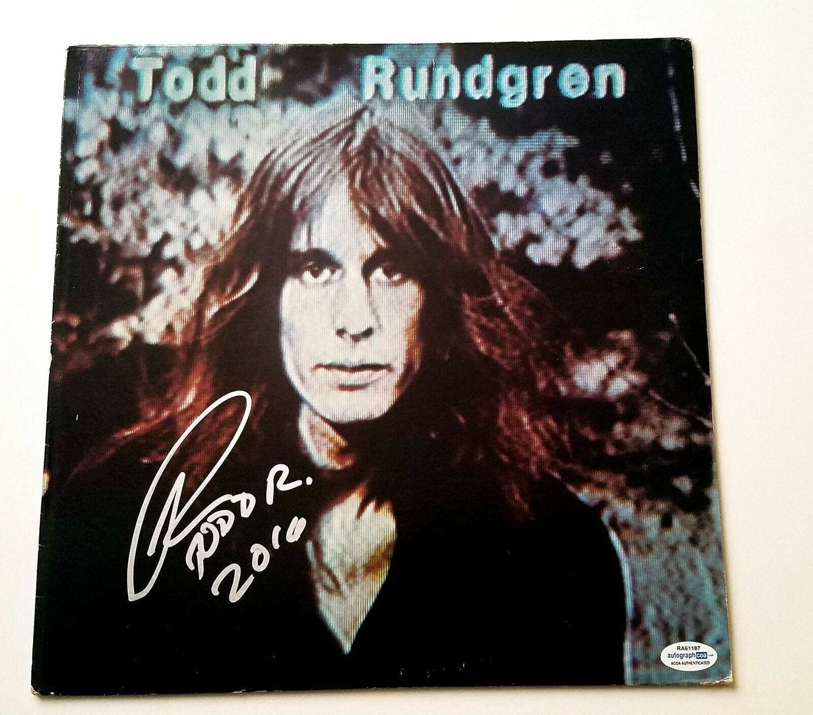 Todd Rundgren Signed Hermit Of Mink Hollow Album Cover ACOA
