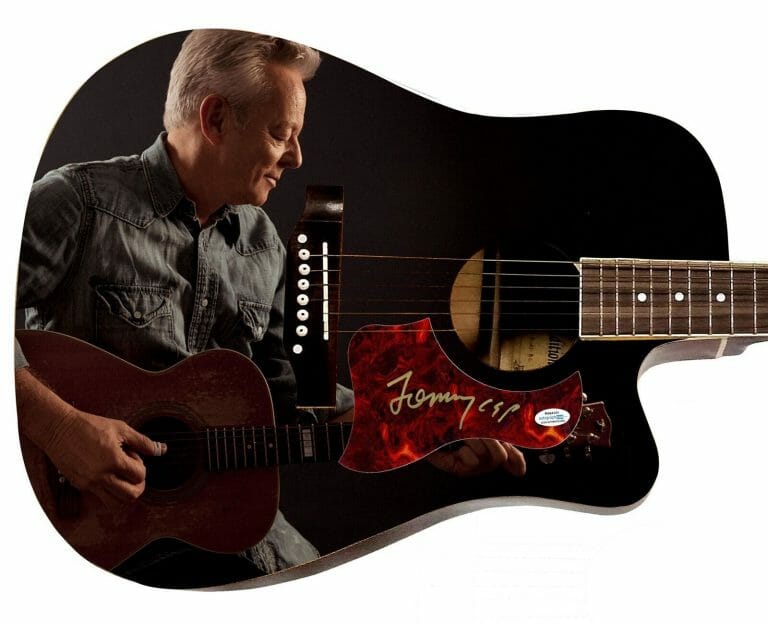 TOMMY EMMANUEL AUTOGRAPHED CUSTOM GRAPHICS 1/1 ACOUSTIC GUITAR ACOA
 COLLECTIBLE MEMORABILIA