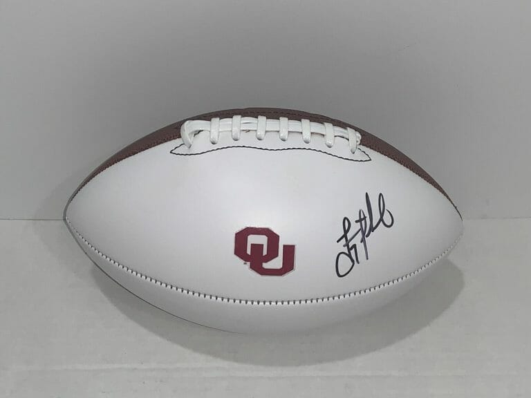 TROY AIKMAN SIGNED FOOTBALL OKLAHOMA SOONERS AUTOGRAPHED PROOF
 COLLECTIBLE MEMORABILIA