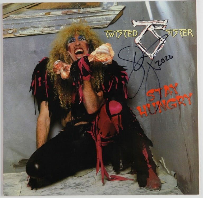 TWISTED SISTER DEE SNIDER JSA SIGNED AUTOGRAPH RECORD ALBUM VINYL STAY HUNGER
 COLLECTIBLE MEMORABILIA