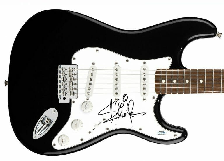 TWISTED SISTER EDDIE OJEDA AUTOGRAPHED SIGNED GUITAR ACOA
 COLLECTIBLE MEMORABILIA