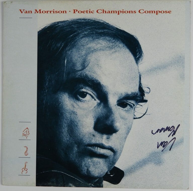 VAN MORRISON JSA SIGNED AUTOGRAPH ALBUM RECORD VINYL POETIC CHAMPIONS COMPOSE
 COLLECTIBLE MEMORABILIA