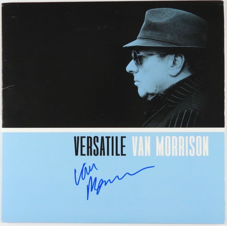 VAN MORRISON JSA SIGNED AUTOGRAPH RECORD ALBUM VINYL VERSATILE RECORD
 COLLECTIBLE MEMORABILIA