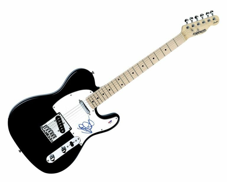 VANESSA CARLTON AUTOGRAPHED SIGNED GUITAR PSA
 COLLECTIBLE MEMORABILIA