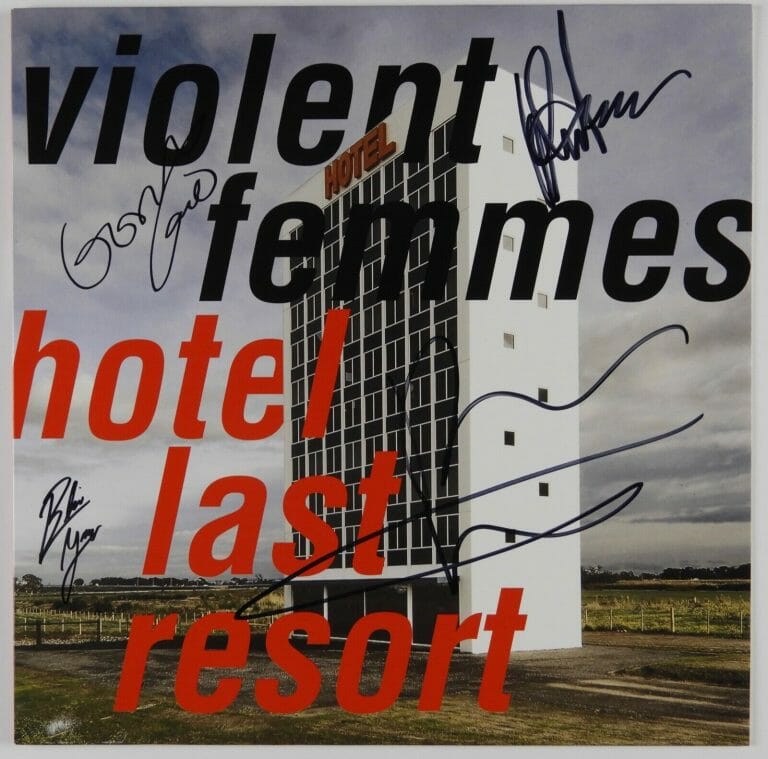 VIOLENT FEMMES JSA SIGNED AUTOGRAPH RECORD ALBUM VINYL FULLY SIGNED
 COLLECTIBLE MEMORABILIA