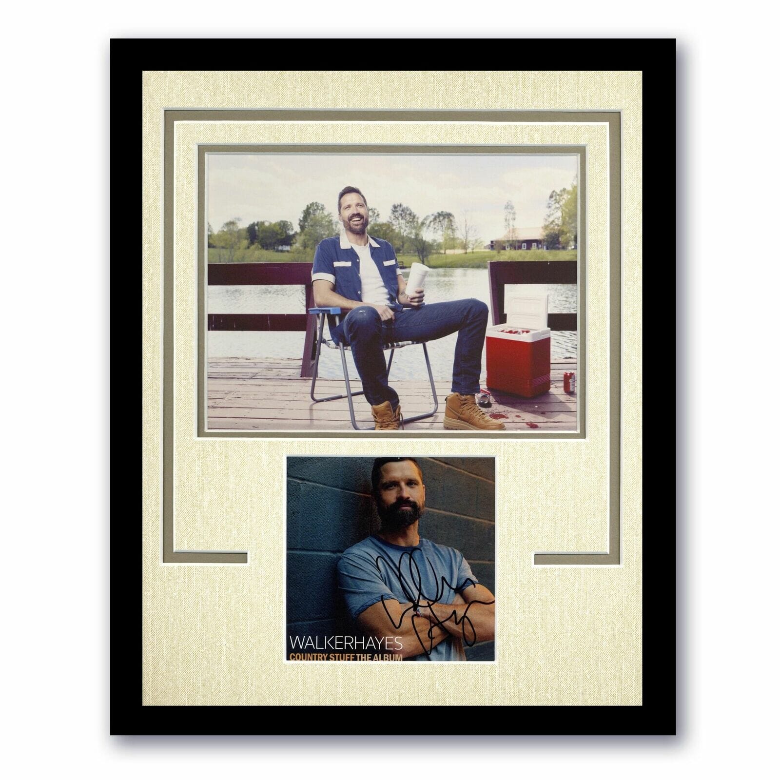 Walker Hayes "Country Stuff the Album" AUTOGRAPH Signed Framed 11x14