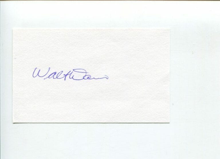 WALT BUDDY DAVIS 1952 OLYMPIC GOLD MEDAL BASKETBALL NBA CHAMP SIGNED AUTOGRAPH
 COLLECTIBLE MEMORABILIA