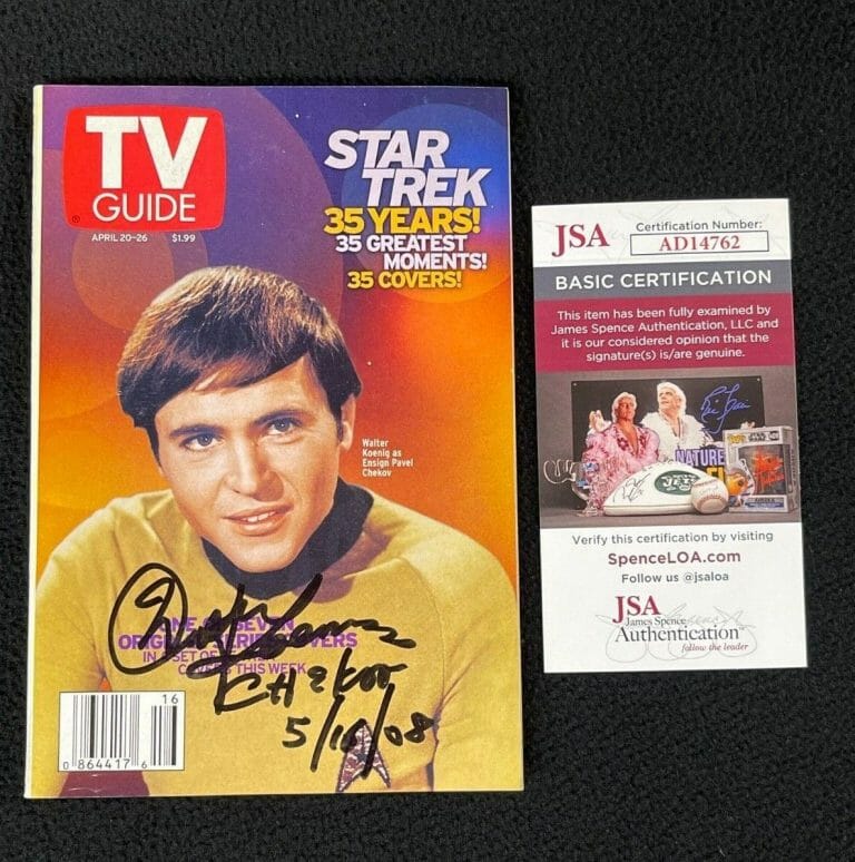 Autographed Star Trek Signed Poster & Memorabilia for Sale