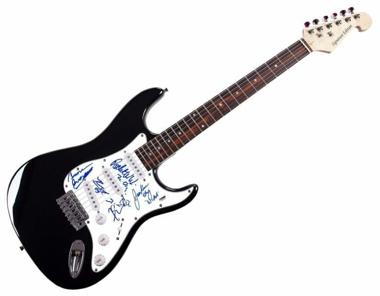 WICKED WISDOM AUTOGRAPHED SIGNED GUITAR PSA
 COLLECTIBLE MEMORABILIA