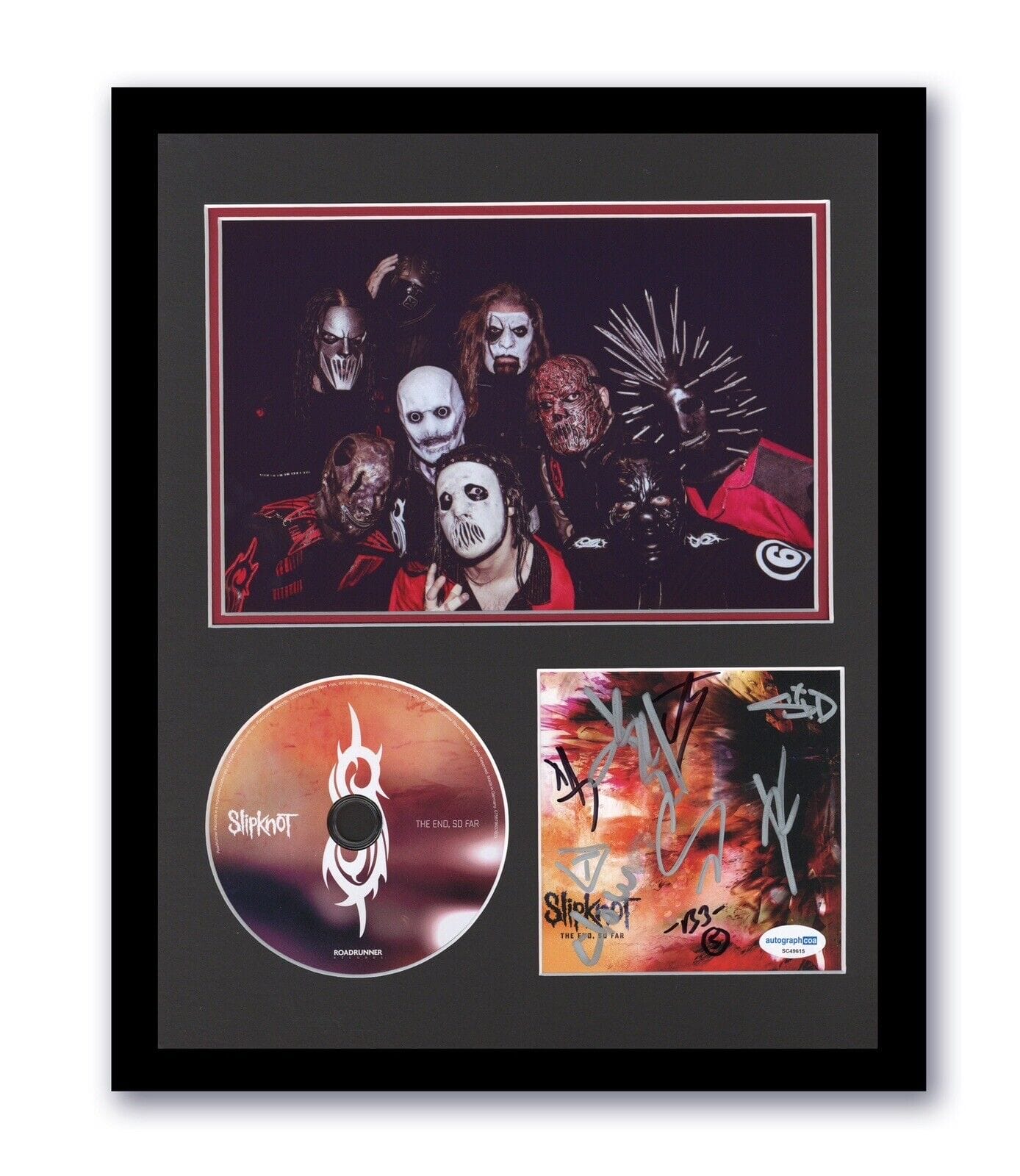 Slipknot The End So Far Signed CD by good 6 Members