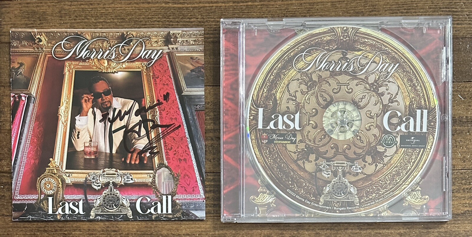 Morris Day SIGNED Last Call CD Cover AUTOGRAPH Beckett BAS BGS Certified Auto