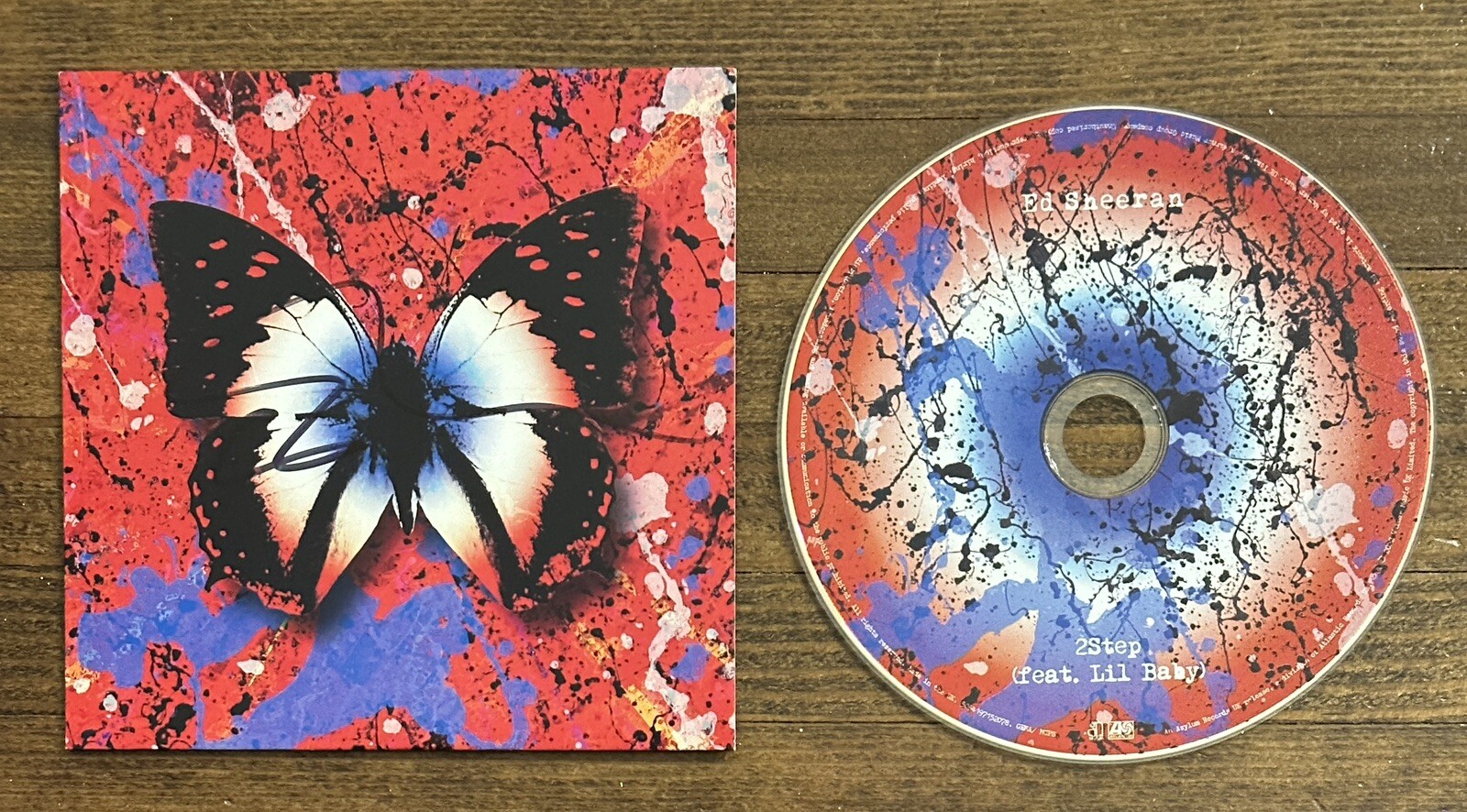 ED SHEERAN SIGNED 2STEP TWO STEP CD COVER BAS BECKETT CERTIFIED COA AUTOGRAPHED