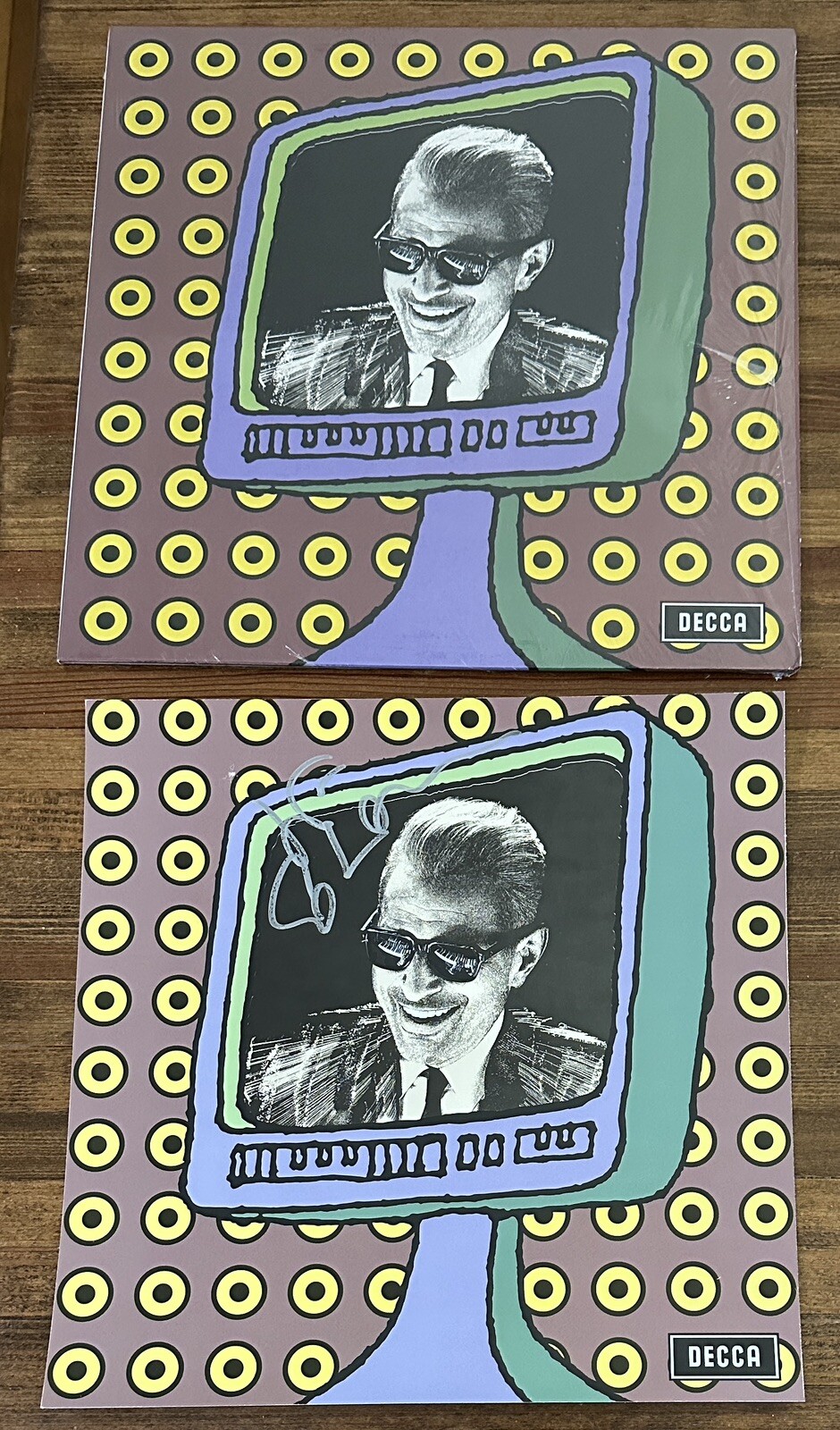 Jeff Goldblum SIGNED AUTOGRAPH Plays Well With Others Picture & Vinyl BAS COA