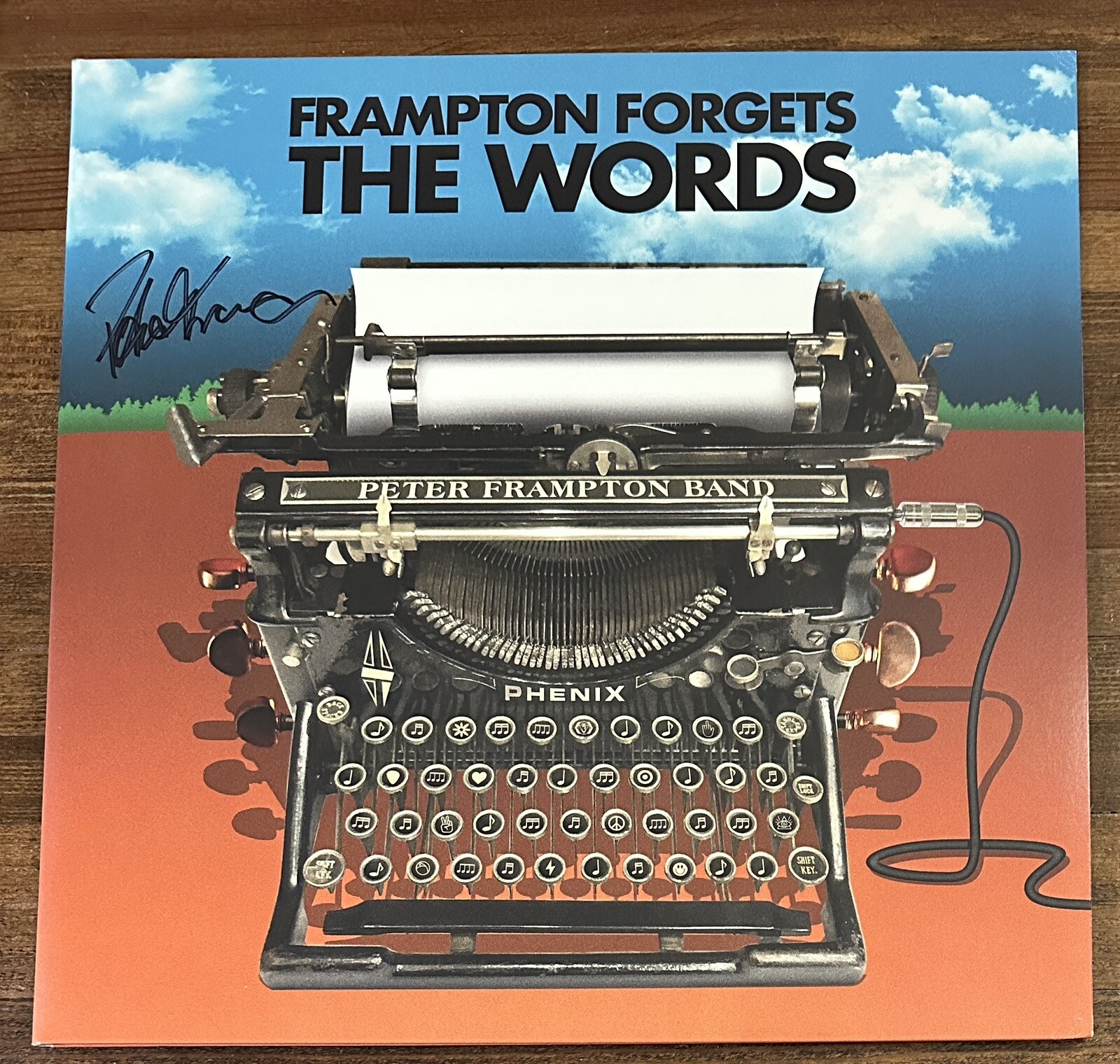 Peter Frampton SIGNED AUTOGRAPHED Forgets The Words Vinyl COVER BAS Beckett COA