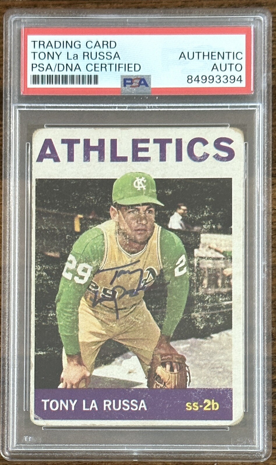 1964 Topps Tony LaRussa HOF Signed Rookie RC Card PSA DNA COA Autographed