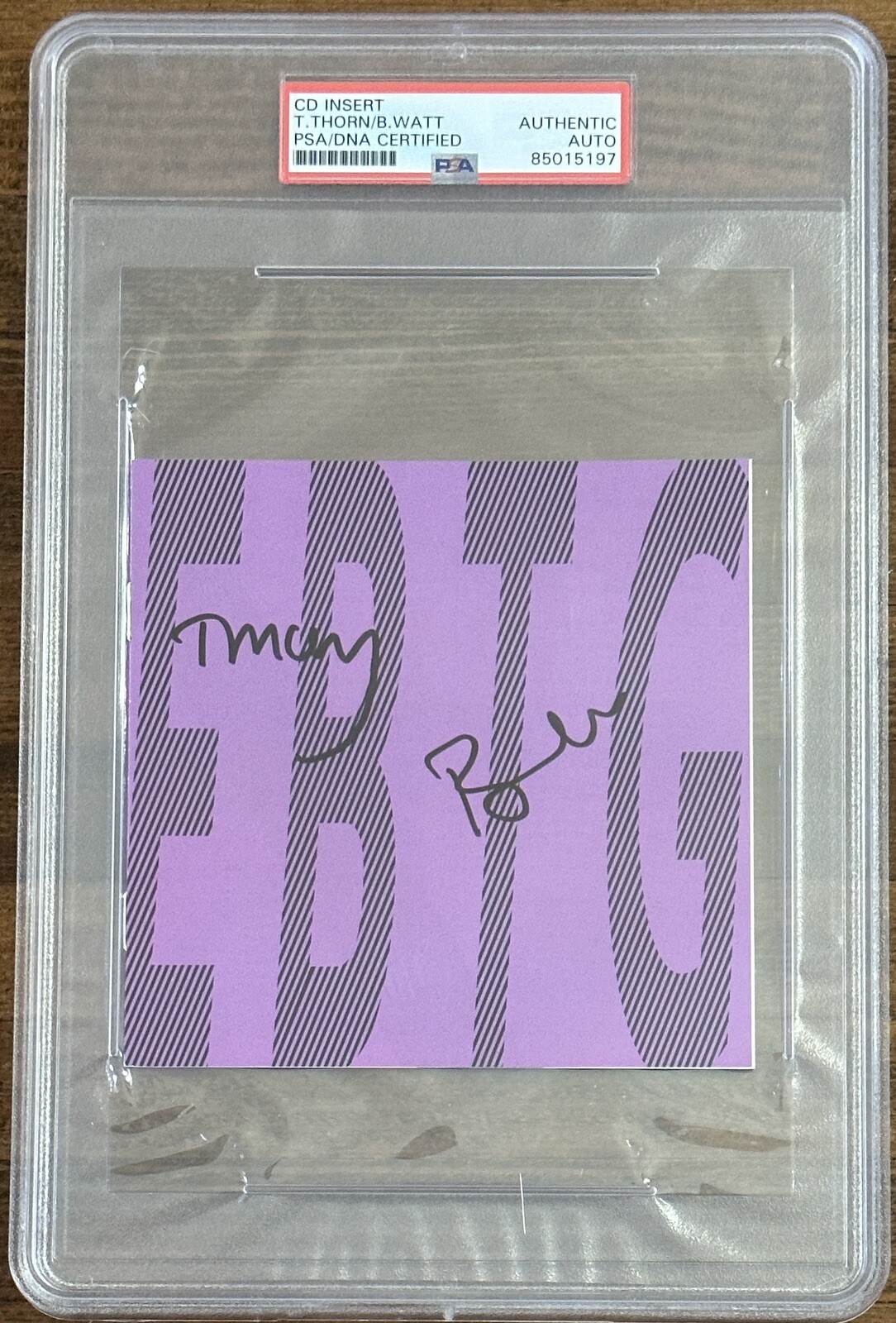 Everything But The Girl Autograph Exclusive SIGNED FUSE CD COVER PSA DNA COA