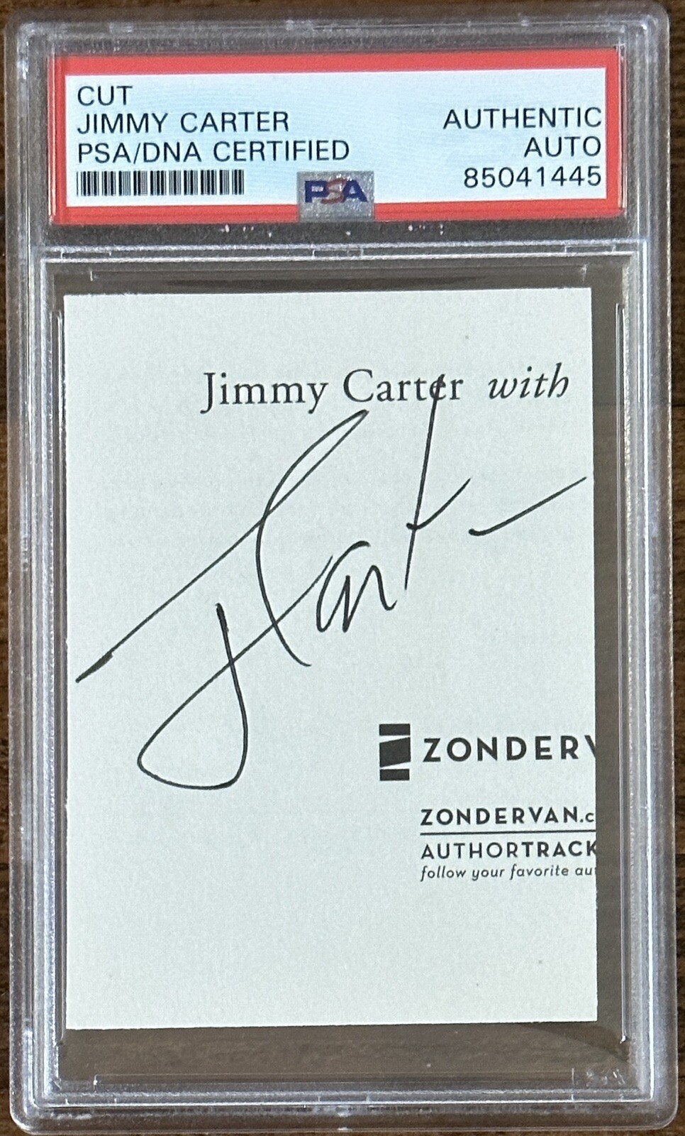 PRESIDENT JIMMY CARTER SIGNED CUT SIGNATURE PSA DNA CERTIFIED COA AUTOGRAPHED