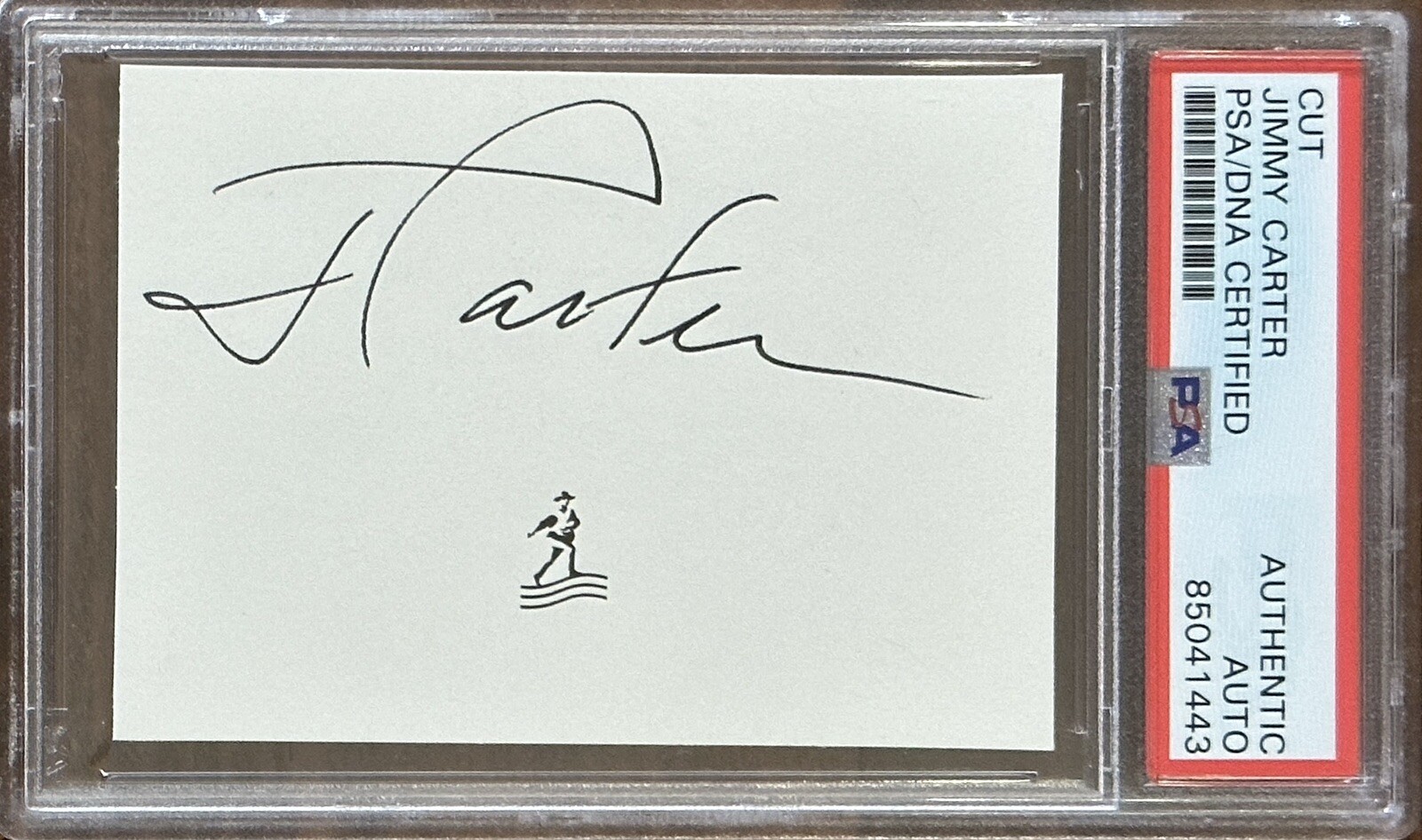 PRESIDENT JIMMY CARTER SIGNED CUT SIGNATURE PSA DNA CERTIFIED COA AUTOGRAPHED