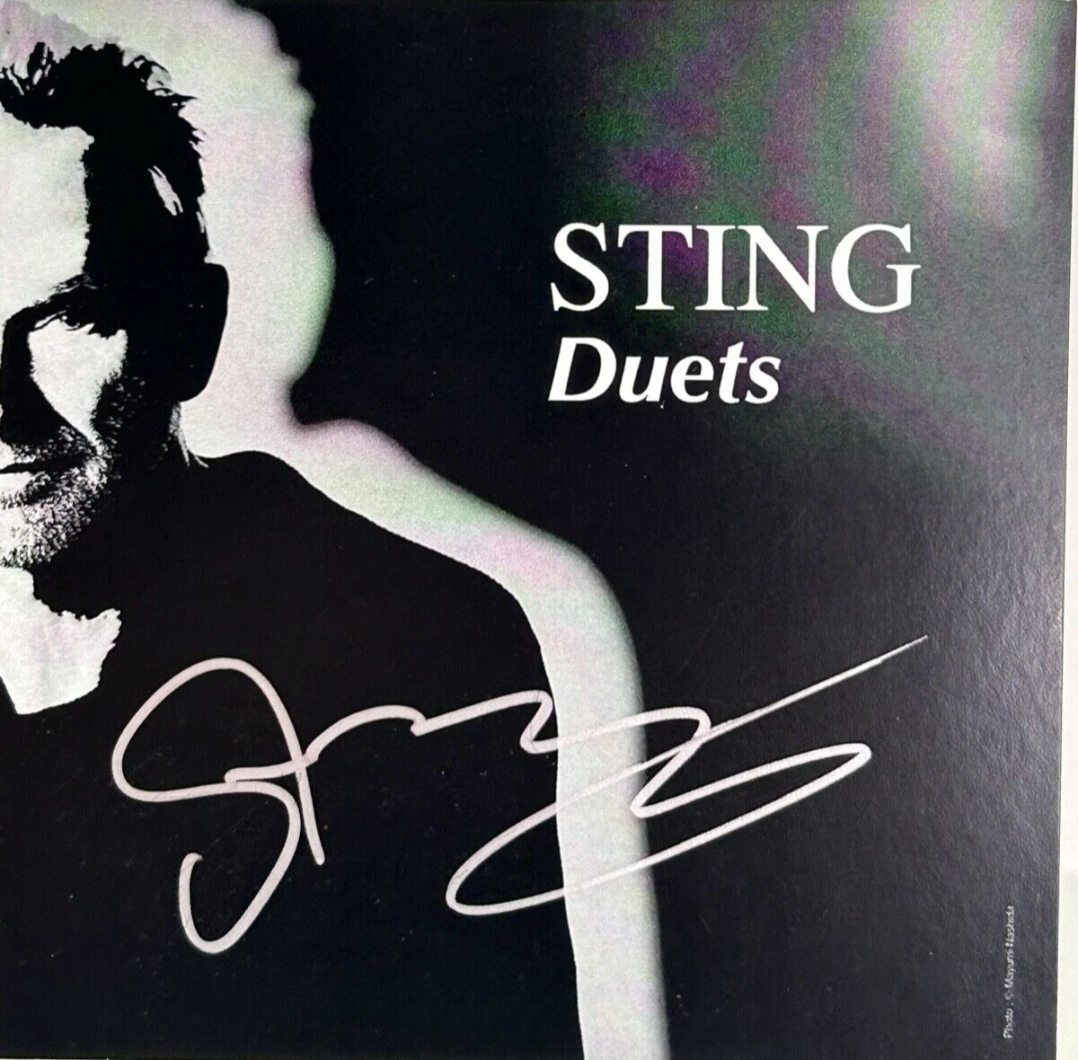 STING Signed Autograph CD Insert 