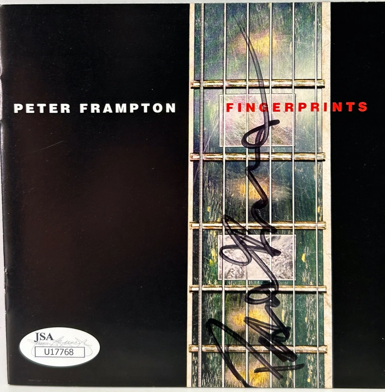 PETER FRAMPTON Signed Autograph CD Insert 