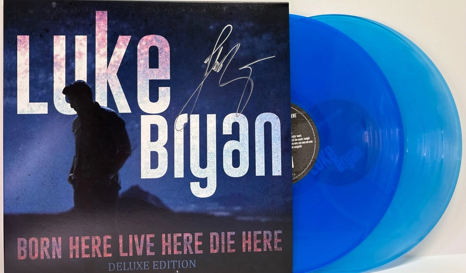 LUKE BRYAN Signed Auto LP Cover 