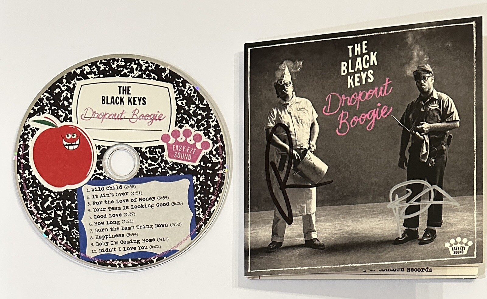 The Black Keys Dropout Boogie CD Cover Dual Autographed PSA DNA Certified SIGNED