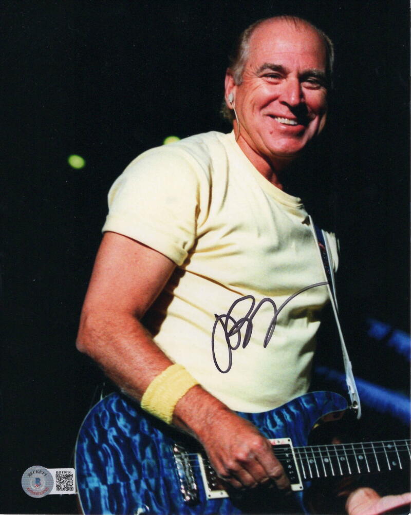 Jimmy Buffett Signed Autograph 8x10 Photo - Margaritaville Singer w/ Beckett COA