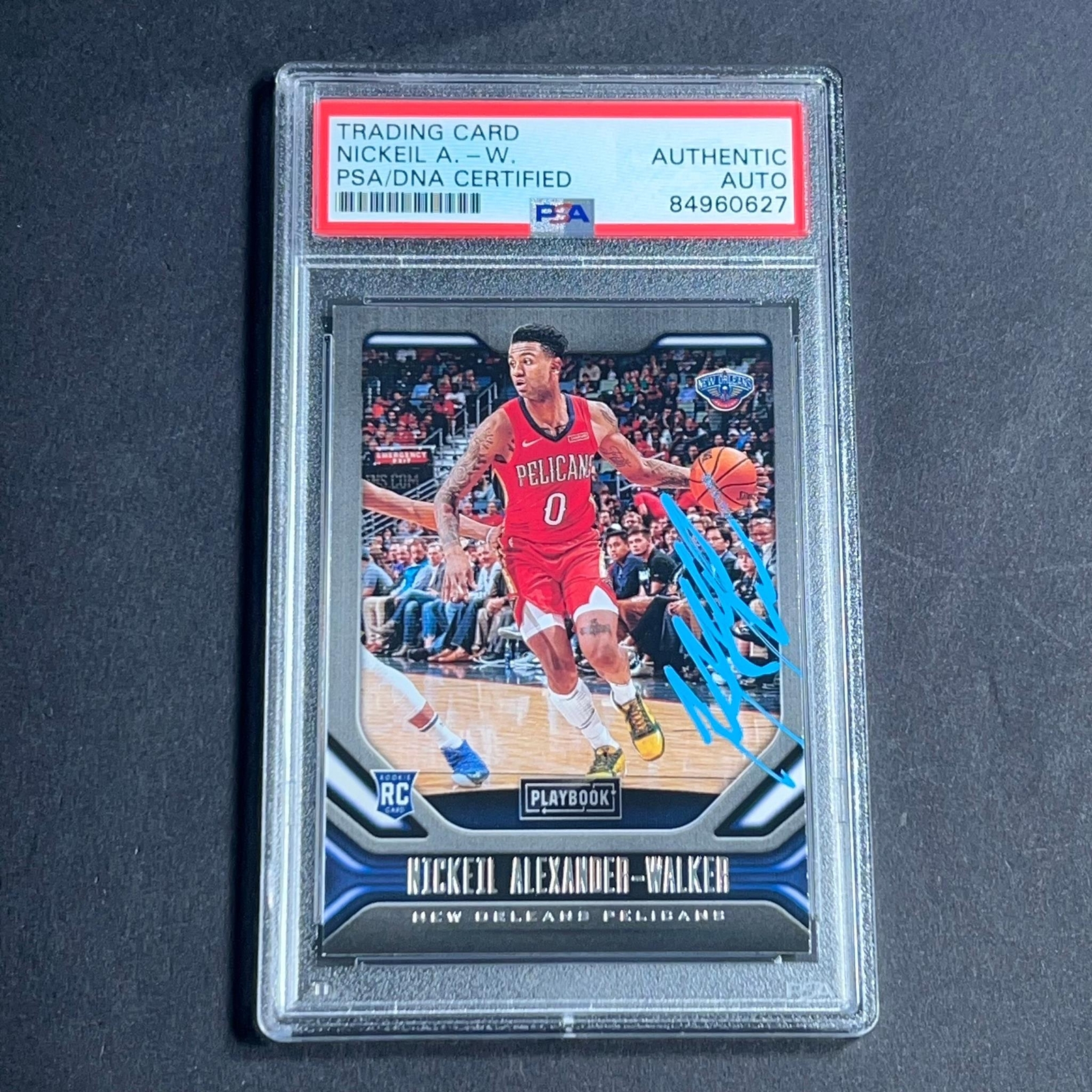 2019-20 Panini Chronicles #218 Nickeil Alexander-Walker Signed Card AUTO PSA Sla
