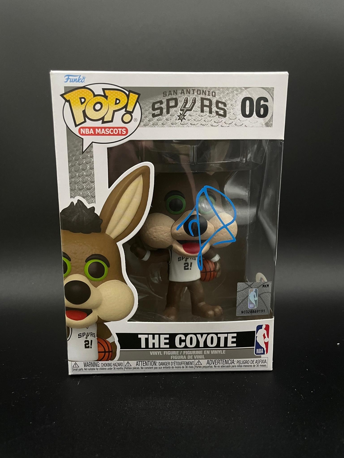 Tre Jones Signed The Coyote Funko Pop #06 PSA/DNA San Antonio Spurs Autographed
