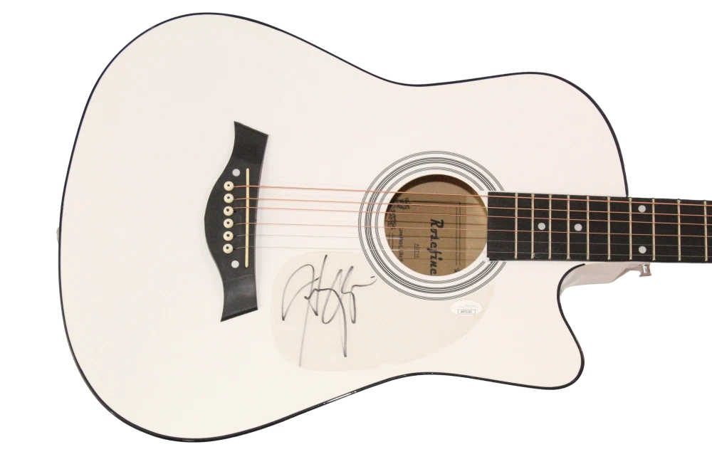 Joe Perry Aerosmith Signed Autograph Acoustic Guitar w/ Wings Art Sketch JSA COA
