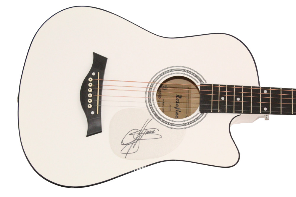 Gene Simmons Signed Autograph Acoustic Guitar - KISS Hotter than Hell w/ JSA COA
