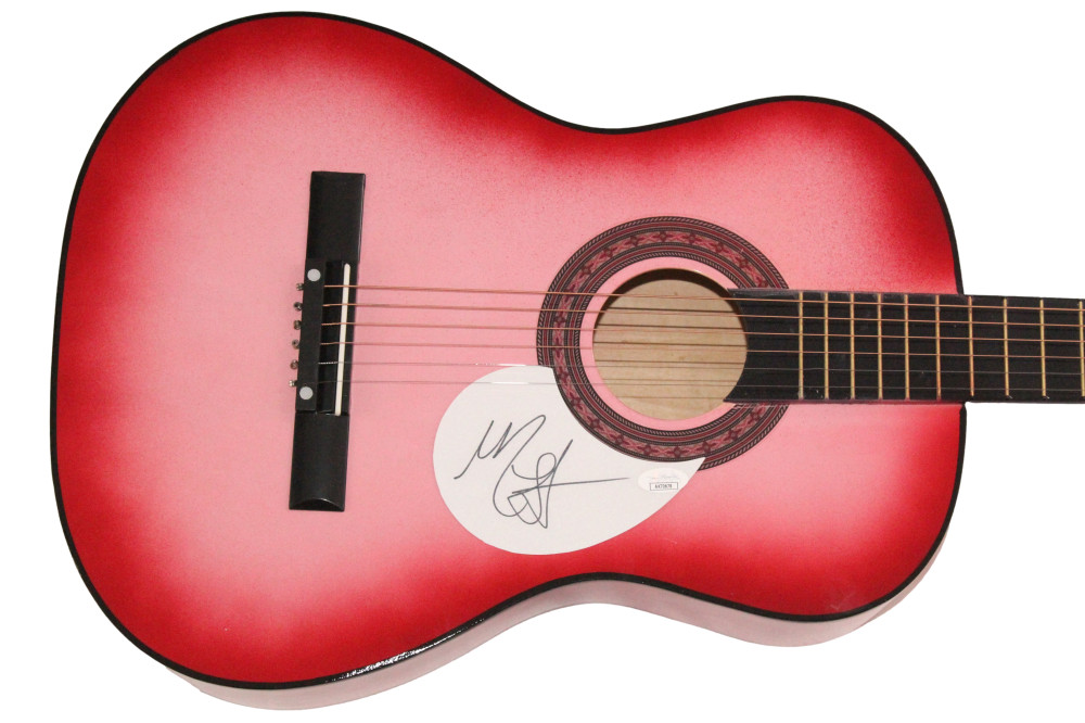 Miranda Lambert Signed Autograph Pink Acoustic Guitar - Kerosene Revolution JSA
